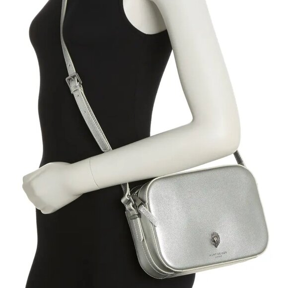 Kurt Geiger Silver Crossbody Bag - Picture 5 of 6